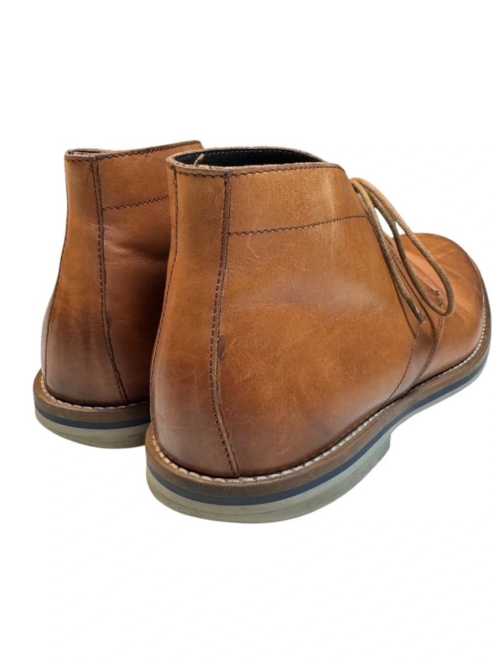 To Boot New York Adam Derrick Waldorf Tan Brown Leather Chukka Boots Italy 8 M
